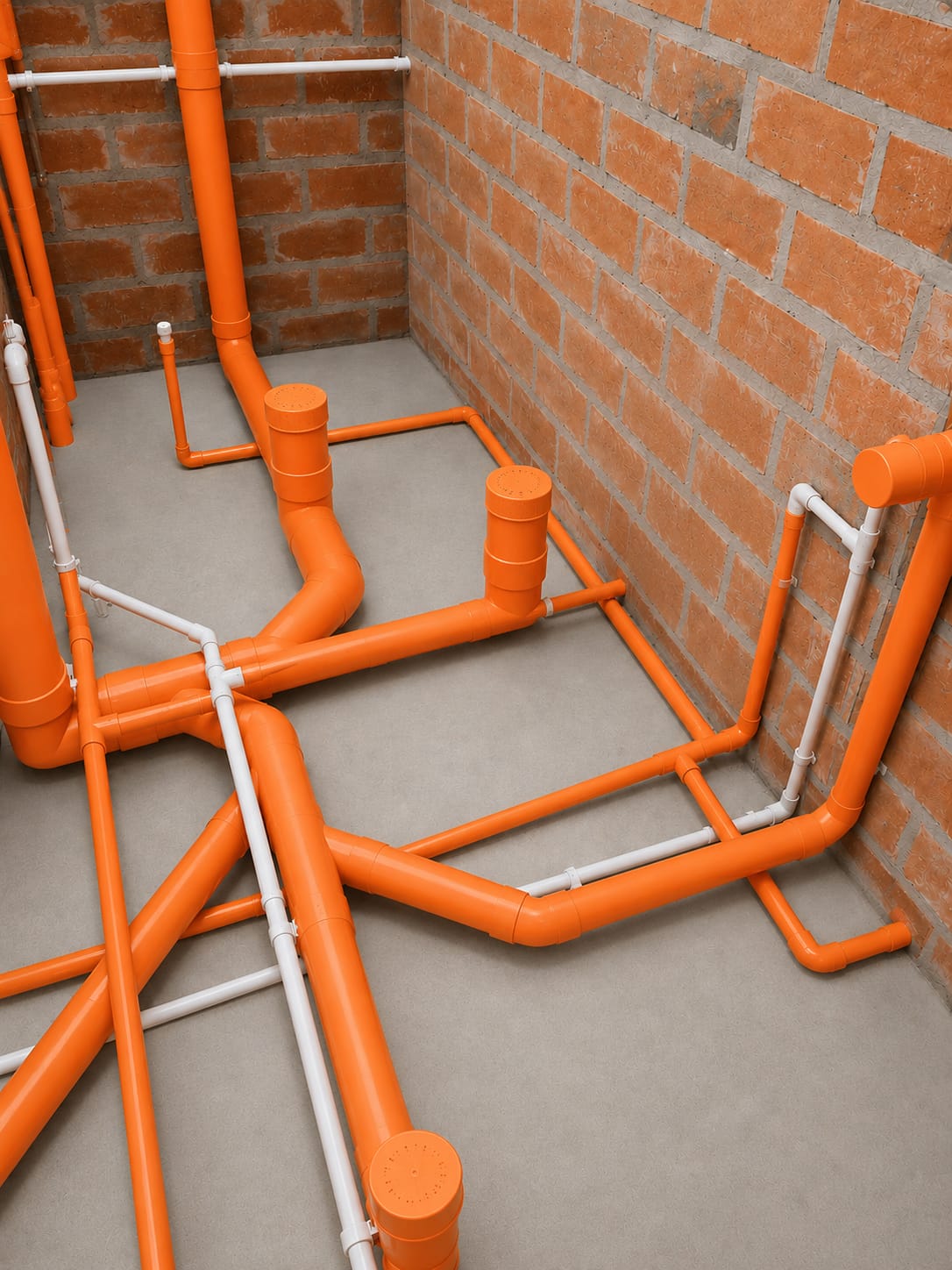 Instalaciones de agua en obra residencial